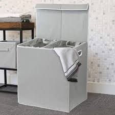 Not only do the dual compartments help streamline your process on for those who want to keep their piles of attire concealed, opt for a double laundry hamper with lid, too. 21 Best Laundry Baskets And Hampers 2021 The Strategist