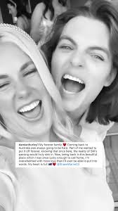 Damian Hurley has shared a touching message after returning to Australia  and spending time with Brooke, Jackson and Summer Warne in Melbourne.