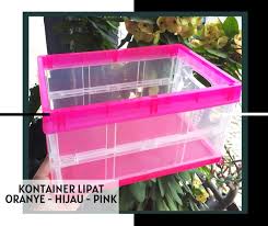 Pengiriman gosend one day delivery Jual Kontainer Lipat Box Container Besar Jual Box Plastik Susun Keranjang Lipat Baju Kotor Di Lapak Ice Furniture Kwb Bukalapak