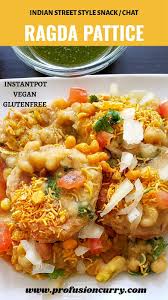 Ragda Patties Ragda Pattice Indian Street Food Snack Chats Recipe Indian Street Food Indian Food Recipes