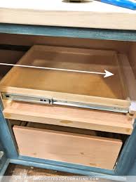 This gives a corner cabinet with an angled front. My Final Diy Blind Corner Storage Solution In The Pantry Addicted 2 Decorating