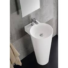 Lucido Messina Oval Pedestal Bathroom Sink Modern Bathroom Sink Small Bathroom Sinks Modern Pedestal Sink See more ideas about pedestal sinks, bathrooms remodel, signature hardware bathroom.