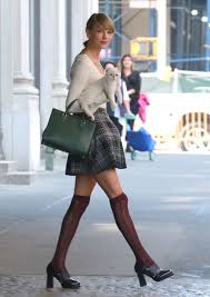 How do we know they're the hottest? Taylor Swift In Stockings Out And About In New York Hawtcelebs