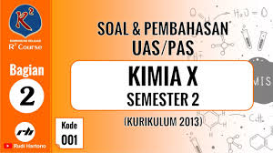 Kimia kelompok peminatan matematika dan ilmu ilmu alam untuk sma ma kelas x jiid 1. Soal Kimia Kelas 10 Semester 2 Dan Pembahasan Uas Pas Kode 001 2 Youtube