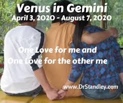 Gemini (♊︎) is the third astrological sign in the zodiac, originating from the constellation. Venus In Gemini May 8 2021 Until June 2 2021 On Drstandley Com