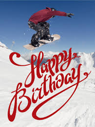 Custom happy winter birthday, snowflakes card. Mountain Greeting Cards Birthday Greeting Cards By Davia Free Ecards