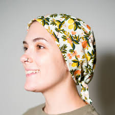 Rifle Paper Co Citrus Floral Scrub Hat, Primavera Scrub Cap, Rifle Tie-back  Scrub Hat, Bonnet Head Designs