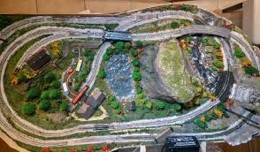 Railway layout on top of circular table. N Scale Coffee Table Update Album On Imgur