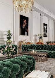 Modern Living Room With Blue Tufted Sofa Modern Style Living Room Decor Modern Style Living Room Luxury Living Room