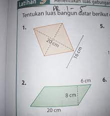 Check spelling or type a new query. Tentukan Luas Bangun Datar Berikut Dengan Teliti Dan Berikan Caranya Brainly Co Id
