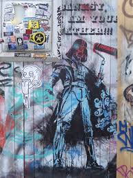 Includes a cushion insert so you don't need to get one of your own. Banksy I Am Your Father 2014 Berlin Friedrichshain Ger Flickr