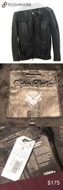 Superdry Leather Quilt Racer Jacket Leather Leather Zipper Racer Jacket