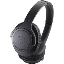 Audio Technica Ath Sr30bt Wireless Over The Ear Headphones Charcoal Gray Aud Athsr30btbk Best Buy Audio Technica Headphones Headphones With Microphone