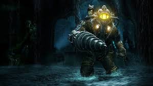 Mobile legends kimmy digital wallpaper, pc game digital wallpaper. Hd Wallpaper Minner Holding Drill Illustration Bioshock 2 Video Games Big Daddy Wallpaper Flare