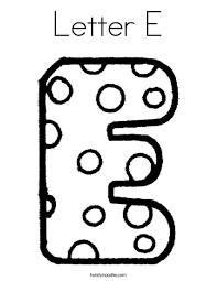 Coloring pages, disney coloring pages, marvel coloring page, favorite characters, games, jokes, tales for kids Letter E Coloring Page Twisty Noodle