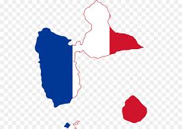 Map showing france with the french flag. France Flag