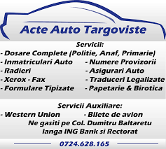 Acte Auto Targoviste Inmatriculari Traduceri Asigurari Home Facebook