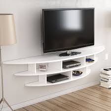 Take a look at our huge range of tv stands, units and cabinets to find the ideal media storage solution for. Wall Tv Stand With Open Compartments Decovry Com Wall Mounted Tv Unit Wall Mounted Tv Modern Tv Wall Units