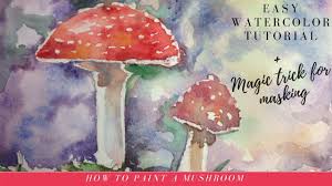 August 30, 2015 by jessie oleson moore & filed under art blog, watercolor painting. How To Paint A Mushroom With Watercolor Magic Trick For Masking Youtube