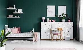 Paint a two tone wall and add blocks of colour to both harmonise and contrast with the design. Best Paint Color Combinations For Kids Bedroom Design Cafe