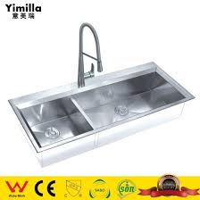 Kitchen sink dimensions double bowl. Big Size Brushed Stainless Steel Double Bowls Kitchen Sink China Sink Kitchen Sink Made In China Com
