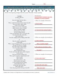 Figurative Language Edgar Allen Poe S The Bells Figurative Language Language Alliteration Definition