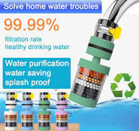 Paquete de 2 grifos de filtro de agua para fregadero, filtro de grifo,  filtros giratorios de 360°, purificador de filtración de grifo de cocina,  ...