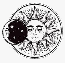 Check spelling or type a new query. Transparent Sun Moon Clipart Sun And Moon Black And White Hd Png Download Kindpng