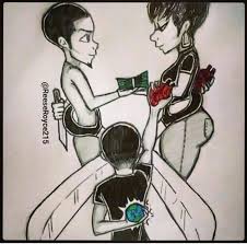 Wow A Picture Really Can Speak A Thousand Words Funny Pictures Relationship Drawings Black Love Art