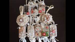 Looking for vintage chic shabby? Christmas Ornaments With Vintage Images So Shabby Chic Tutorial Youtube