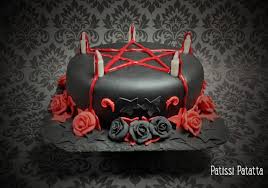 Patissi Patatta Pentacle Gateau Halloween Gateau Halloween Gateau Hippie Gateau