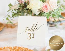 Download the navy stripe table numbers. Gold Table Numbers Wedding Table Numbers Table Number Template Wedd Bliss Paper Boutique