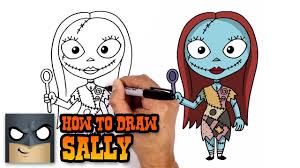Full body sally nightmare before christmas drawing. How To Draw Sally The Nightmare Before Christmas Art Tutorial Youtube
