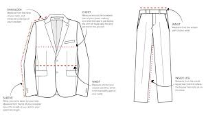 size guide harry brown menswear