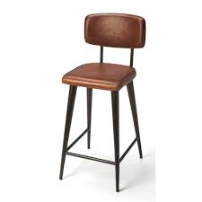I bought the same one 2 stools 4 years ago. Grandin Road Julien Leather Bar Stool Saddle 30inchh Bar