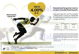 Rates show are per annum. Maybank Up To 4 0 P A 2 Mth Fixed Deposit 12 30 Nov 2015