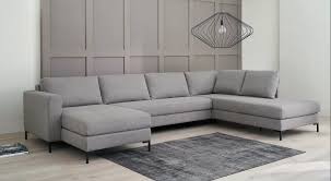 Canape D Angle 5 7 Places Lucarno Gris Clair Avec Port Usb Canape Maison Du Monde Canape Angle Decoration Maison