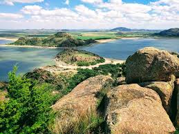 The elevation for quartz mountain state park, 43393 scissortail rd, lone wolf, ok 73655, lone wolf, ok 73655, united states is: Hiking The New Horizon Trail Up Quartz Mountain Oklahoma No Home Just Roam