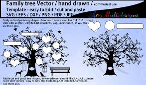 Download Family Tree Template Graphic By Arcs Multidesigns Creative Fabrica PSD Mockup Templates