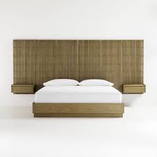 Batten King Plinth Base Bed Panels And Nighstands Reviews Crate And Barrel In 2020 Platform Bed Designs Bed Bed Furniture