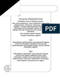 Pengenalan falsafah , pendidikan , falsafah pendidikan dan kurikulum. Falsafah Pendidikan Khas