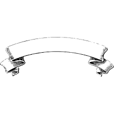 Birthday Banner Clipart Black And White Pin By Meme Loverz On Png Vintage Banner Banner Drawing Black Banner