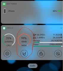 Cpu X Showing High Ram Usage Ios 13 2 2 Macrumors Forums