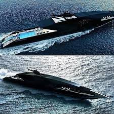 Via The Diamond Club Blacked Out Suede Super Yacht With A Helipad Pool Unknown Menwithclass Inspiration I Luxurymagazine Menwithstyle Gentleman F Barche