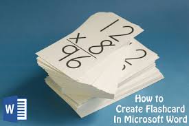 Want to make some killer flash cards? How To Make Flashcards And Its Templates On Microsoft Word