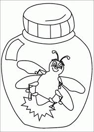 L Is For Lightning Bug Coloring Page Bug Coloring Pages Coloring Pages Lightning Bug Crafts