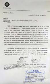 FISCALÍA PENAL INVESTIGA A PRONO EN EL CLUB DEPORTIVO SAJONIA.