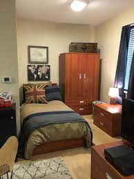Maybe you would like to learn more about one of these? My Son S Dorm Guys Dorm Union Jack Restoration Hardware Bedding Map Vintage Military Chest College Dorm Room Style Dorm Room Decor Cool Dorm Rooms