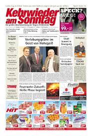 Ausgabe vom 12.01.2014 - Kehrwieder am Sonntag