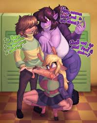 Rule34 - If it exists, there is porn of it  kris (deltarune), noelle  holiday, susie (deltarune)  6291095
